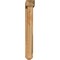 Ekena Millwork Traditional Arts and Crafts Rough Sawn Bracket w/ Offset Brace, Western Red Cedar, 6"W x 32"D x 44"H BKT0604X32X44TRA03RWR - alternate 2